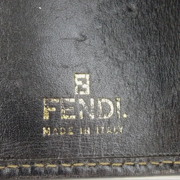 Authentic Fendi Brown and Black Key Holder - Picture 15 of 15